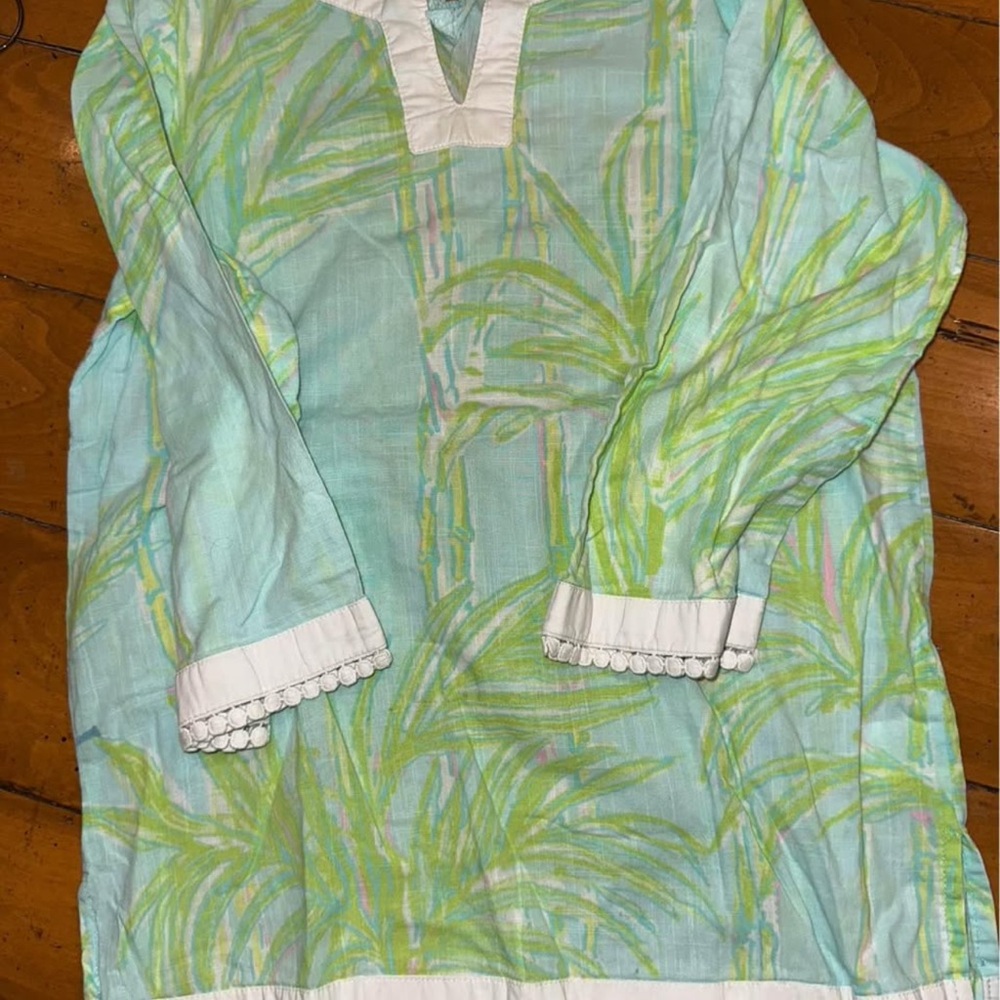 Lilly Pulitzer Tropical Tunic size 8 EUC no stains